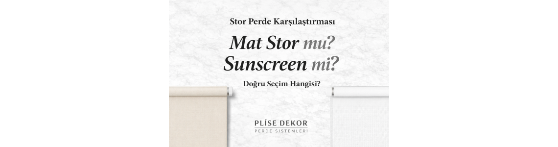 Mat Stor mu Sunscreen Stor mu? Hangisini Seçmelisiniz?